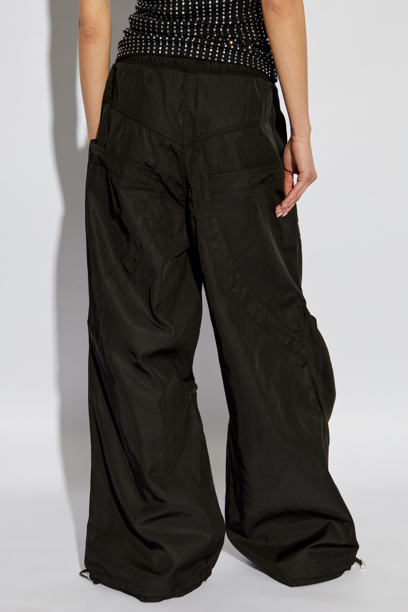 Black Wide-leg trousers The Attico - Vitkac Canada